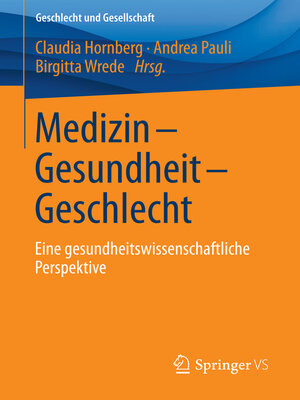 cover image of Medizin--Gesundheit--Geschlecht